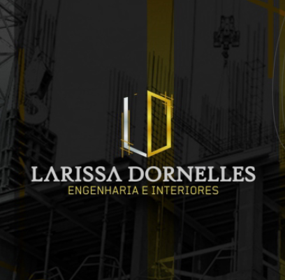 Logo criada pela DABLIU Marketing para Larissa Dornelles Engenharia