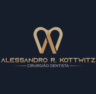Logo criada pela DABLIU Marketing para Alessandro R. Kottwitz, cirurgião-dentista