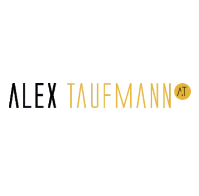 Logo criada pela DABLIU Marketing para Alex Taufmann