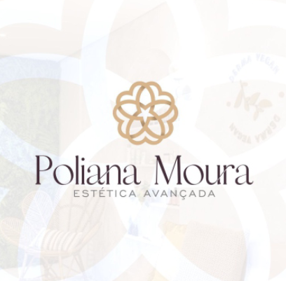 Logo da Poliana Moura Estética Avançada criada pela DABLIU Marketing